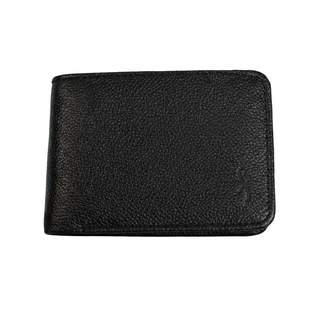 Flero Alpine wallet in mild black sheep leather