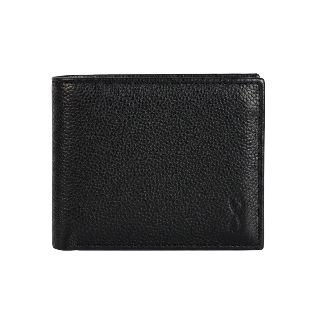 Flero Sahara wallet in mild black sheep leather