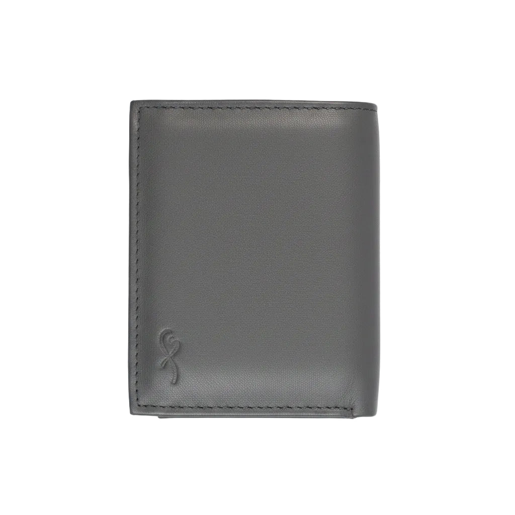 Flero Gobi wallet in grey sheep leather
