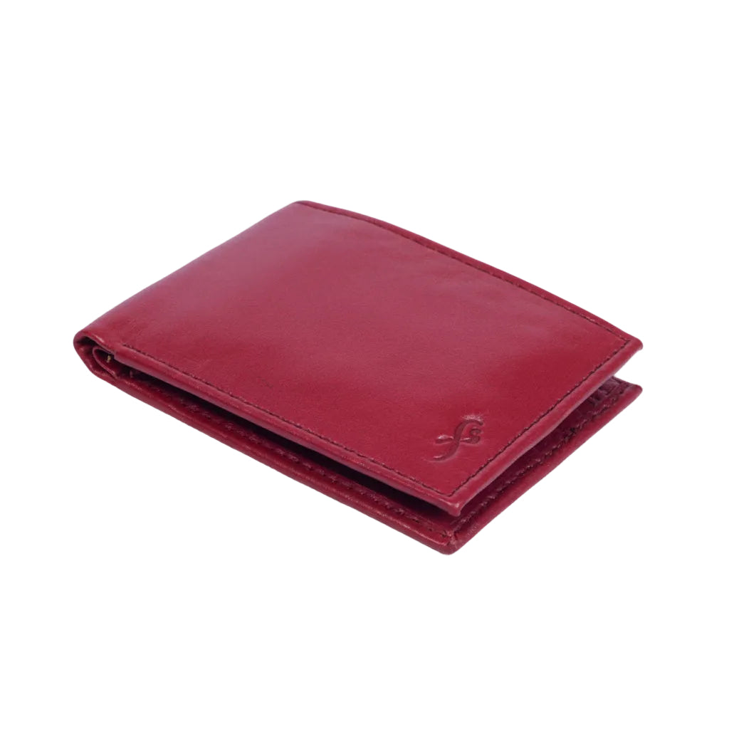 Flero Sahara wallet in red sheep leather