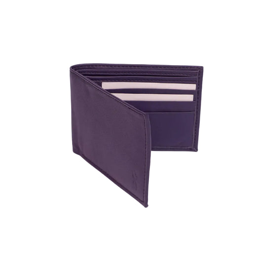 Flero Sahara wallet in purple sheep leather