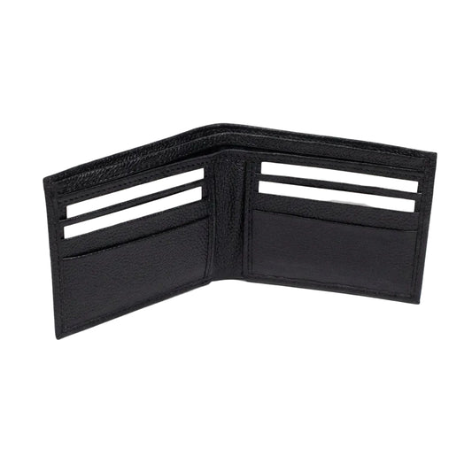 Flero Sahara wallet in mild black sheep leather
