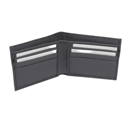 Flero Alpine Rugged wallet in grey sheep leather