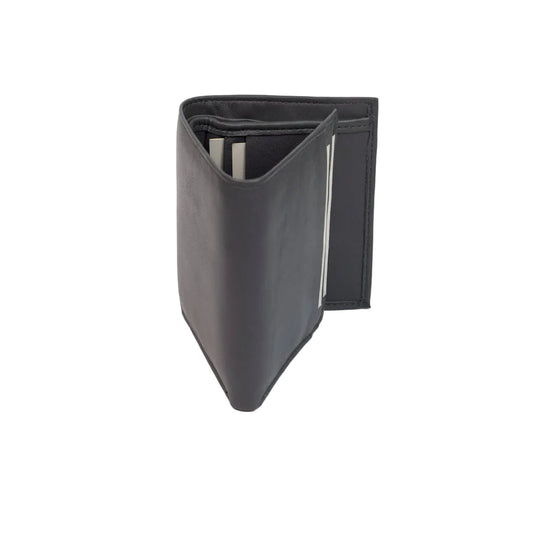 Flero Gobi wallet in grey sheep leather