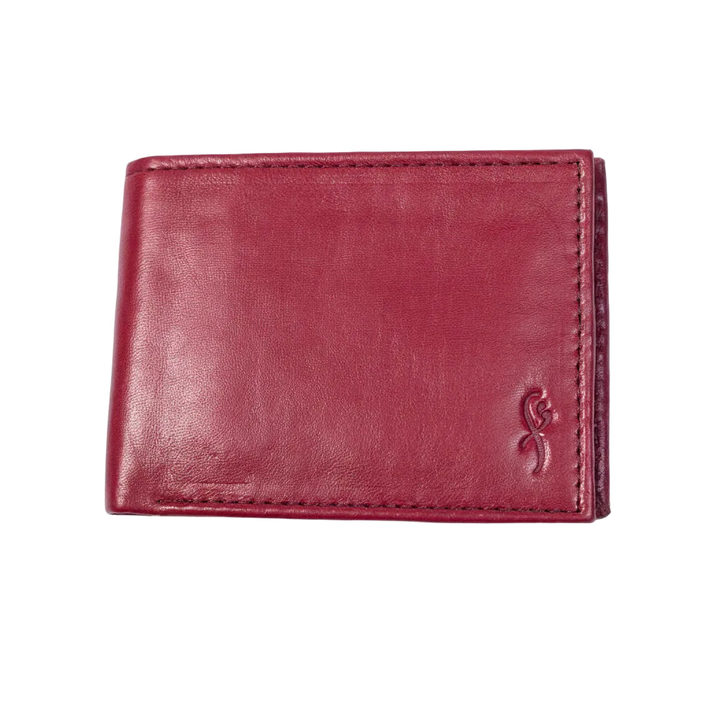 Flero Sahara wallet in red sheep leather