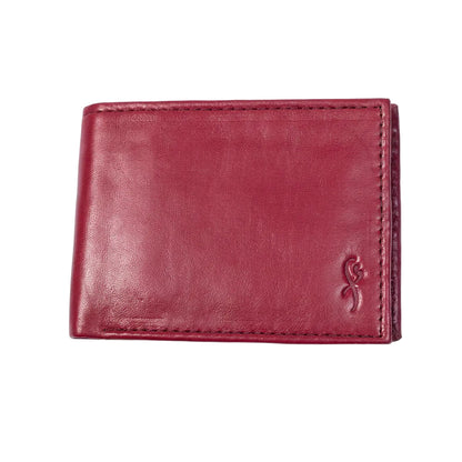 Flero Sahara wallet in red sheep leather
