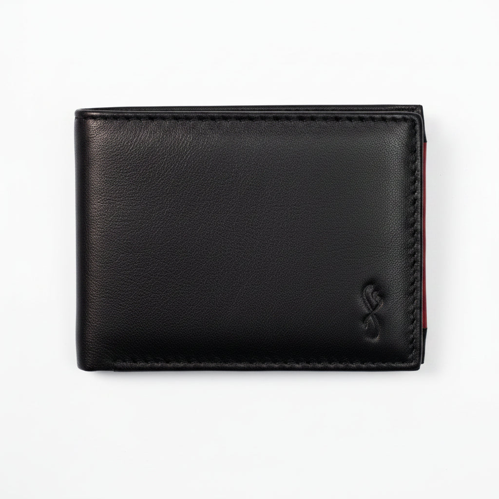 Atlas - Black Red - Sheep Leather