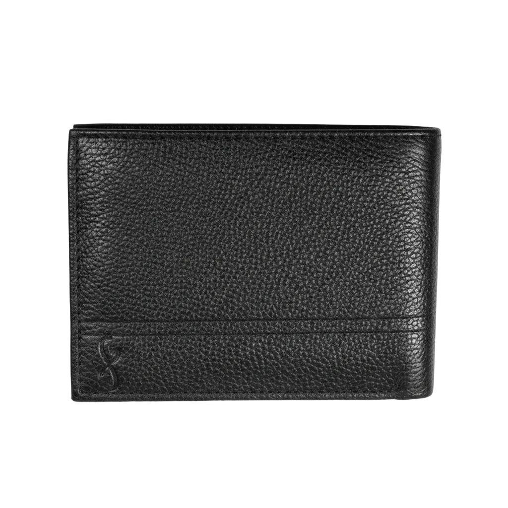 Flero The Burren wallet in mild black sheep leather