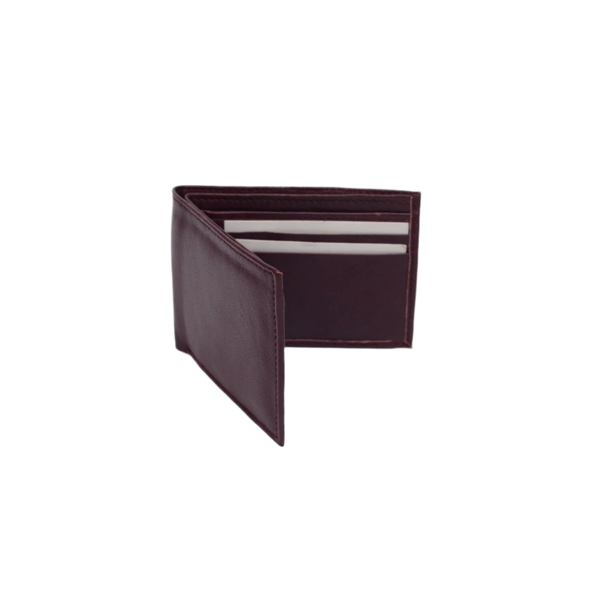 Flero Colorado wallet in maroon sheep leather
