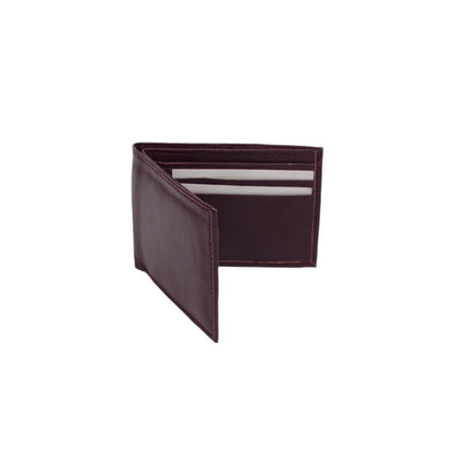 Flero Colorado wallet in maroon sheep leather