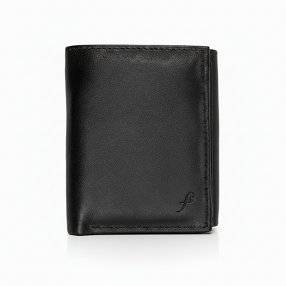 Flero Gobi wallet in black sheep leather