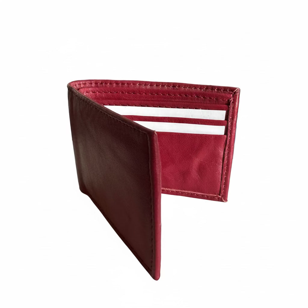Flero Colorado wallet in red sheep leather
