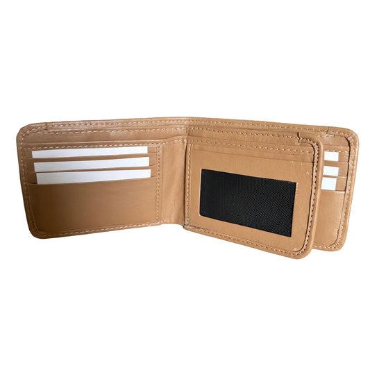 Flero Alpine wallet in camel brown sheep leather