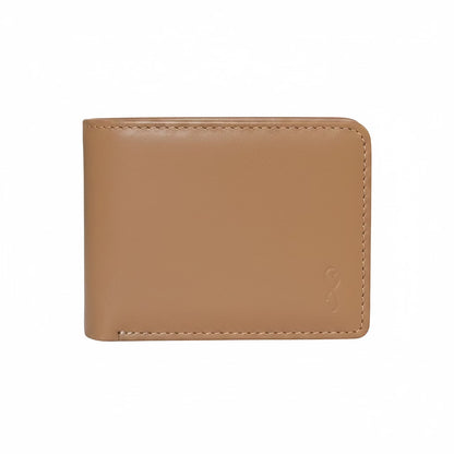 Flero Alpine wallet in camel brown sheep leather