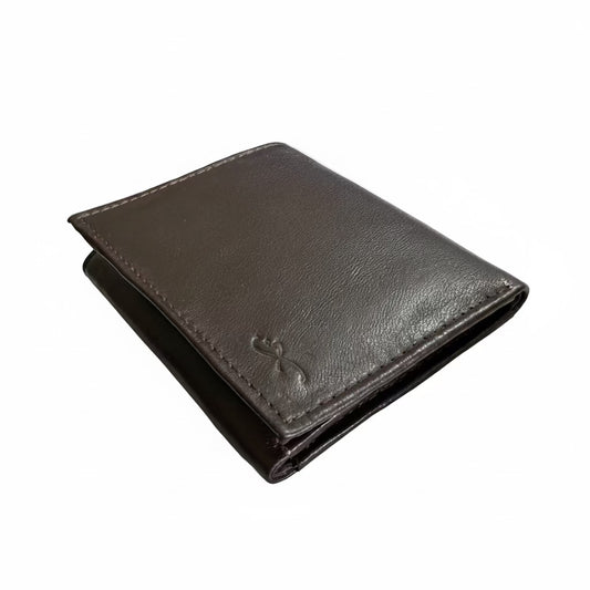 Flero Gobi wallet in brown sheep leather