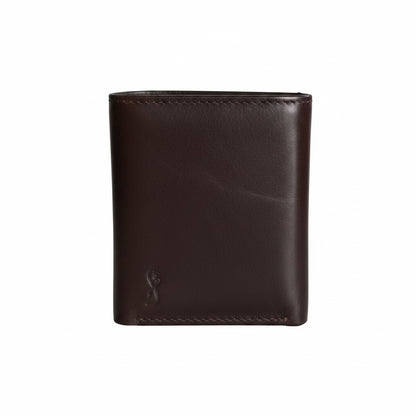 Flero Gobi wallet in brown sheep leather