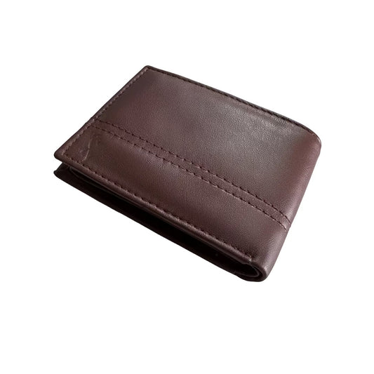 Flero The Burren wallet in maroon sheep leather