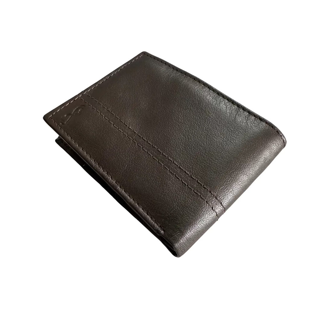 Flero The Burren wallet in dark brown sheep leather