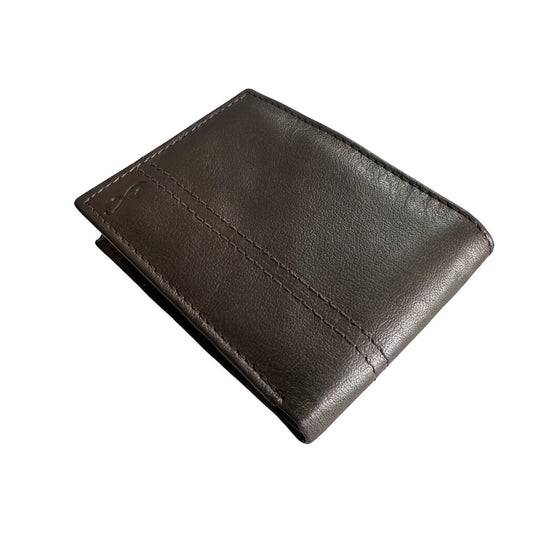Flero The Burren wallet in dark brown sheep leather