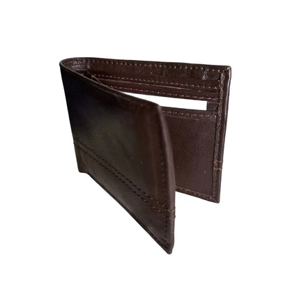 Flero The Burren wallet in dark brown sheep leather