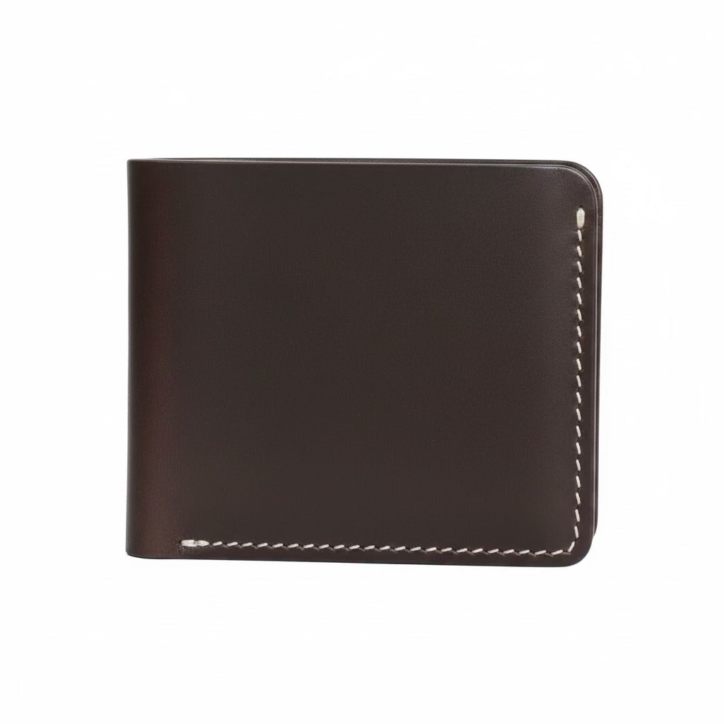 Flero Danakil wallet in dark brown cow leather