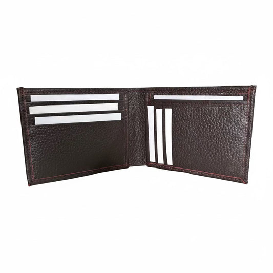 Flero Simpson wallet in mild dark brown cow leather