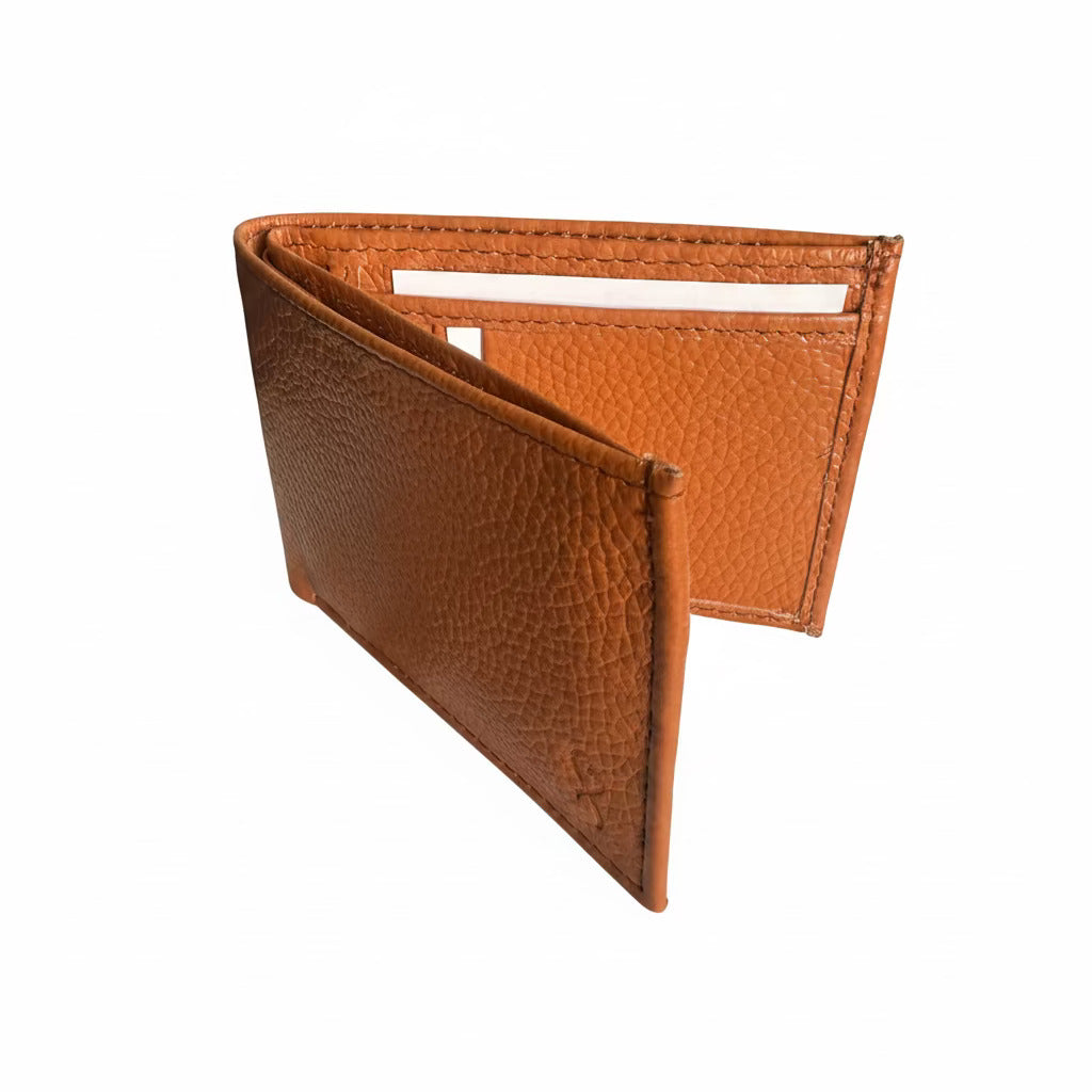 Flero Simpson wallet in mild fawn cow leather