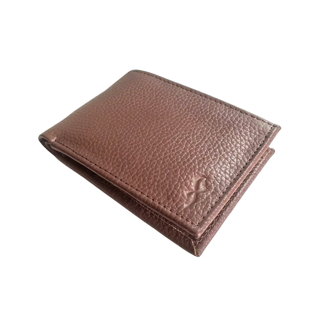 Flero Simpson wallet in mild brown cow leather